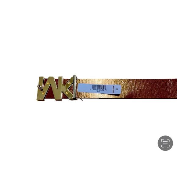 🌟NEW🌟 Michael Kors Logo Brown Belt - Picture 3 of 4